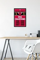 NBA Chicago Bulls - Champions 13 Wall Poster, 14.725" x 22.375"