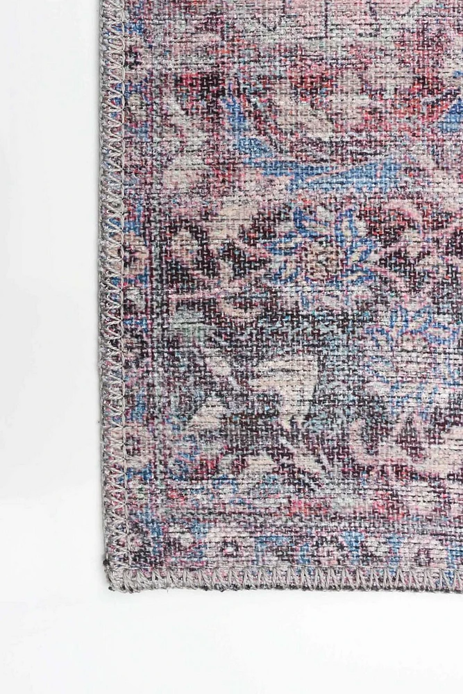ECARPET Oriental Indoor Area Rug Flatweave Carpet for Living Room, Bedroom, Eco Friendly, Machine Washable