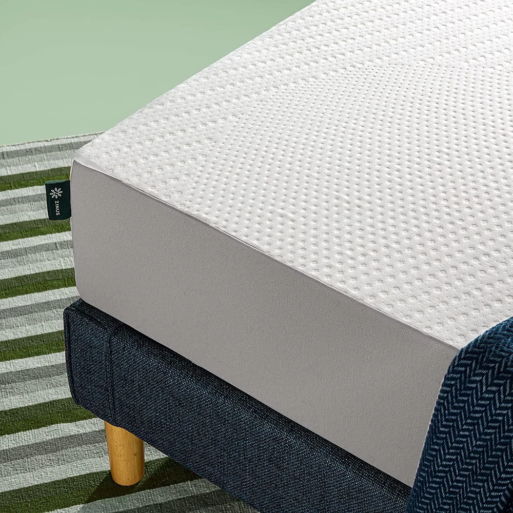 Zinus 12 Inch Cooling Essential Foam Mattress, Affordable Mattress, Mattress in a Box, CertiPUR-US Certified with Pressure Relief & Cool Sleep, 10 Years Warranty