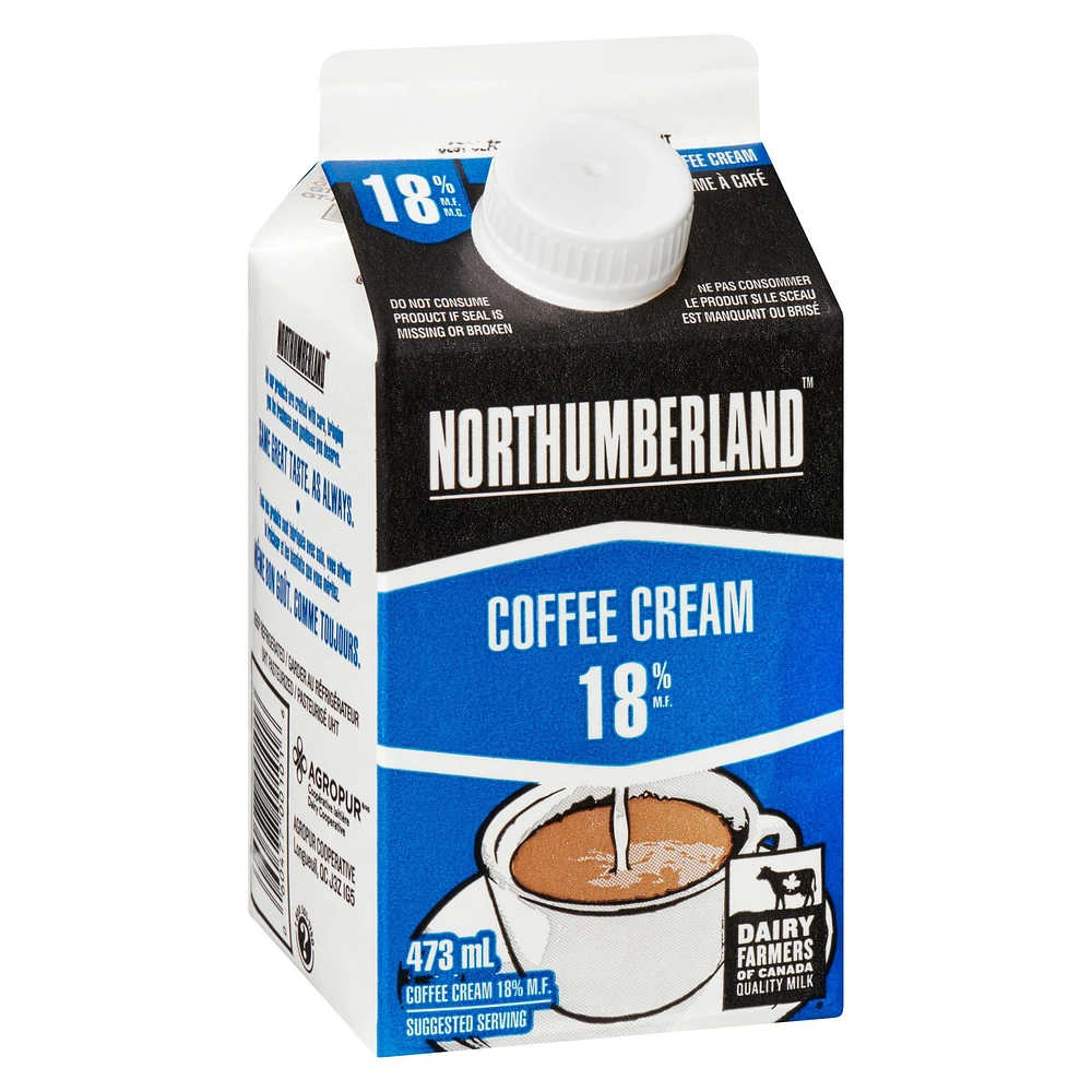 Northumberland 18% Coffee Cream, 473 mL