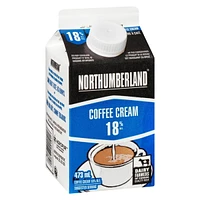 Northumberland 18% Coffee Cream, 473 mL