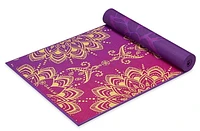 Gaiam 6MM Yoga Mat Reversible Royal Bouquet