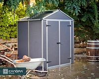 Rubicon 6 ft. x ft. Dark Garden Storage Shed