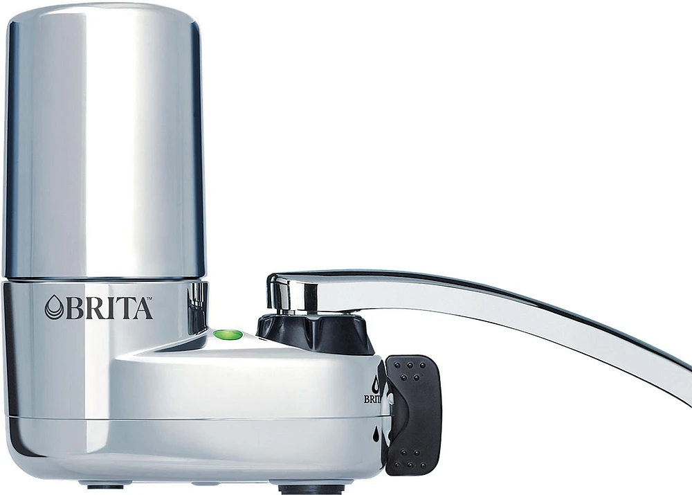 Système de filtration d’eau sur robinet Brita, fini chromé Système de filtration