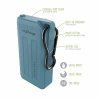 Adventure H2O Powerbank 6700 mAh Blue