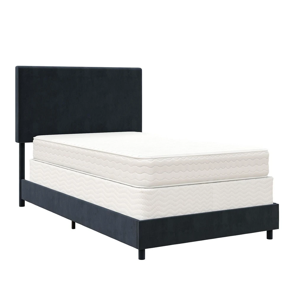 Novogratz Brittany Upholstered Bed with Storage Drawers