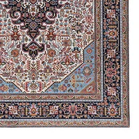 Tapis Emerald Grenier gris & sarcelle de 5 pi x 7 pi