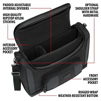 USA GEAR Small Messenger Bag Compatible with Surface Pro