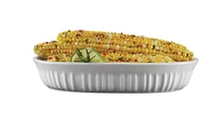 Plat ovale à couvercle en plastique 23 oz/679ml - Corningware French White