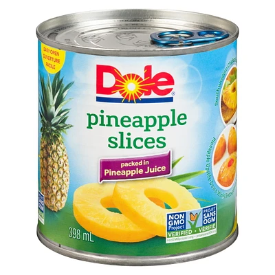 Tranches d'ananas dans du jus d'ananas de Dole 398 ml