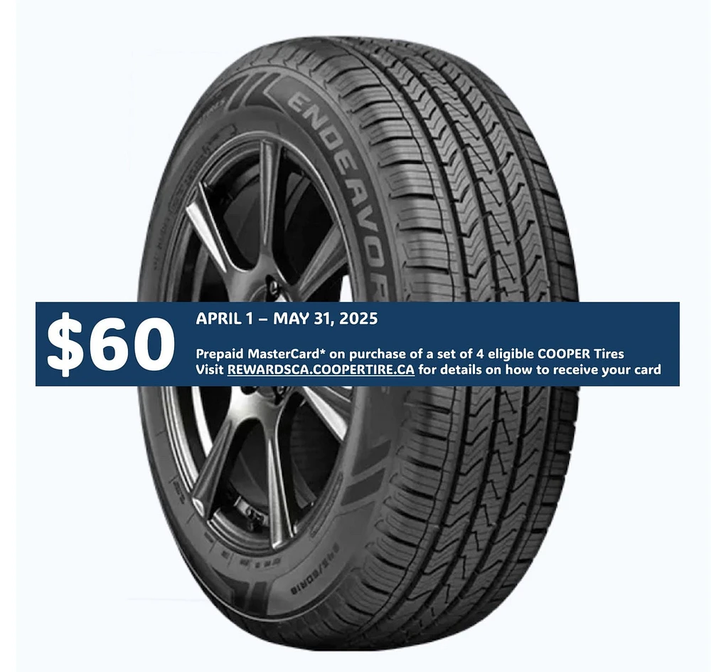 Cooper Endeavor Plus 225/60R18 100H BSW