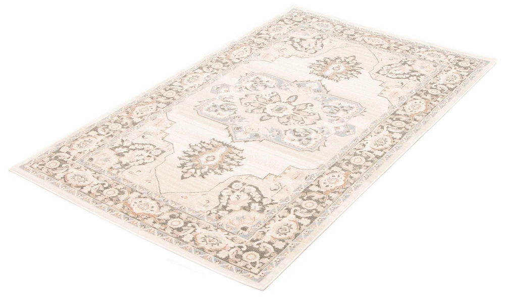 ECARPET Myra 8'0" x 10'0" Traditional Area Rug for Living Room, Bedroom, Dining Room, Entrance, Hallway and More.