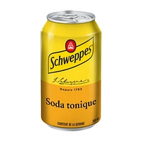 Schweppes Tonic Water, 12 x 355 mL cans, 12x355mL