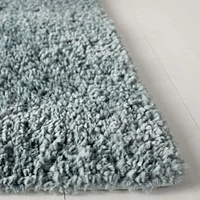 SAFAVIEH August Carlene Solid Plush Shag Area Rug