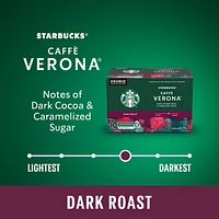 Caffé Verona Dark Roast Ground Coffee K-Cup Pods Box, 10 pc