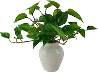 Mainstays intérieur Pothos doré artificiel en pot, couleur verte, hauteur assemblée: 33cm Piliers Pothos doré en pot
