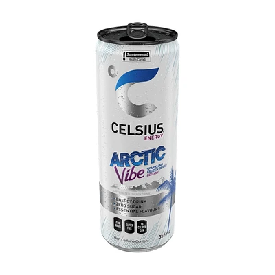 Celsius Arctic Vibe Boisson Énergétique 355 mL, Canette Celsius Arctic Vibe Boisson Énergétique 355 mL, Canette