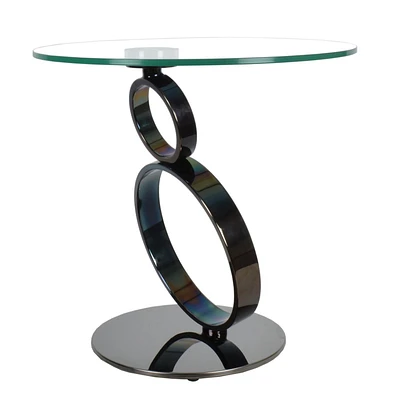 Table d'appoint Canadian Ring Noir