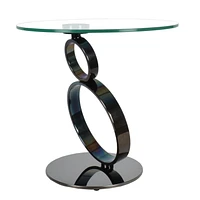 Table d'appoint Canadian Ring Noir