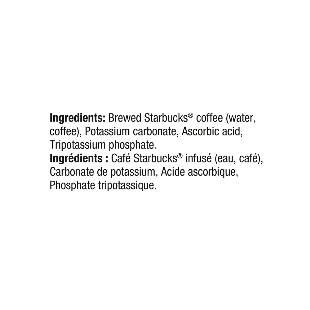 Starbucks Café Glacé Torréfaction Moyenne Sans Sucre 1.42 L, Bouteille 1.42L