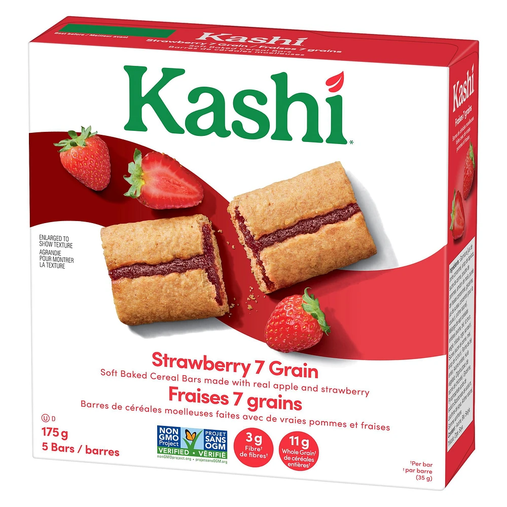 Kashi® Strawberry 7 Grain Soft Baked Cereal Bars, 175 g (5 x 35 g), 175 g (5 x 35 g)