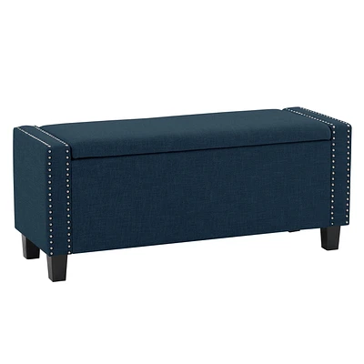 Pouf de stockage en tissu Boston