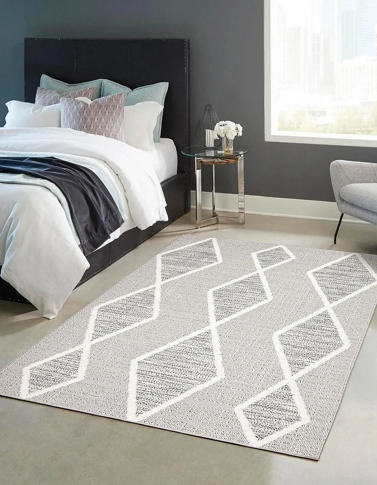Tapis ECARPET Style Jute pour Chambre à Coucher, Salon