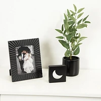 Faux Olivier Zarina Dans Un Pot Noir de hometrends 45,7 cm h x 11,4 cm d