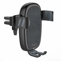 Ventev - Qi 10W Wireless Car Mount Kit Dark Gray