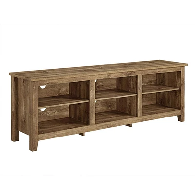 Manor Park Console pour téléviseur et rangement médias en bois de 177,8 cm (70 po) - Plusieurs couleurs possible