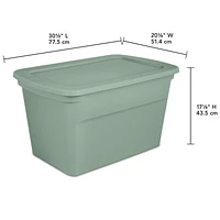 Sterilite 30 Gal./114 L Tote - Green