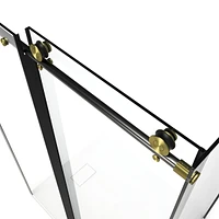 A&E Bath and  Shower KATHEY-60-BLK