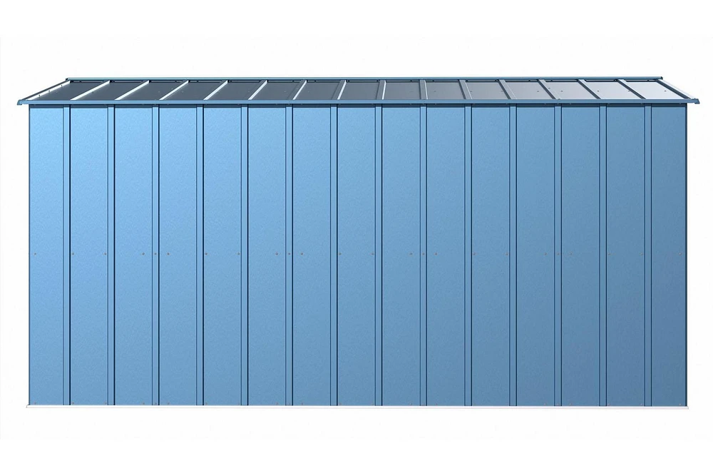 Arrow Abri de rangement classique en acier, 10 x 12, bleu gris