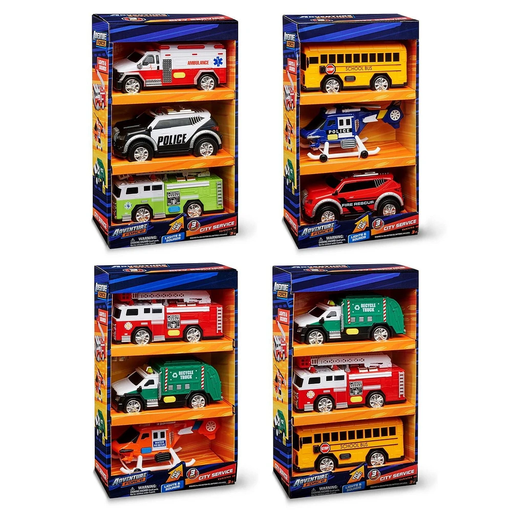 Adventure Force Mini Vehicle 3 Pack