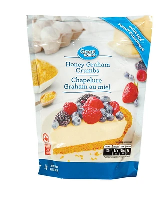 Chapelure graham au miel Great Value 1 kg
