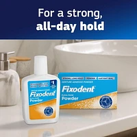 Poudre adhésive pour prothèses Fixodent Tenue extra ferme 77 g