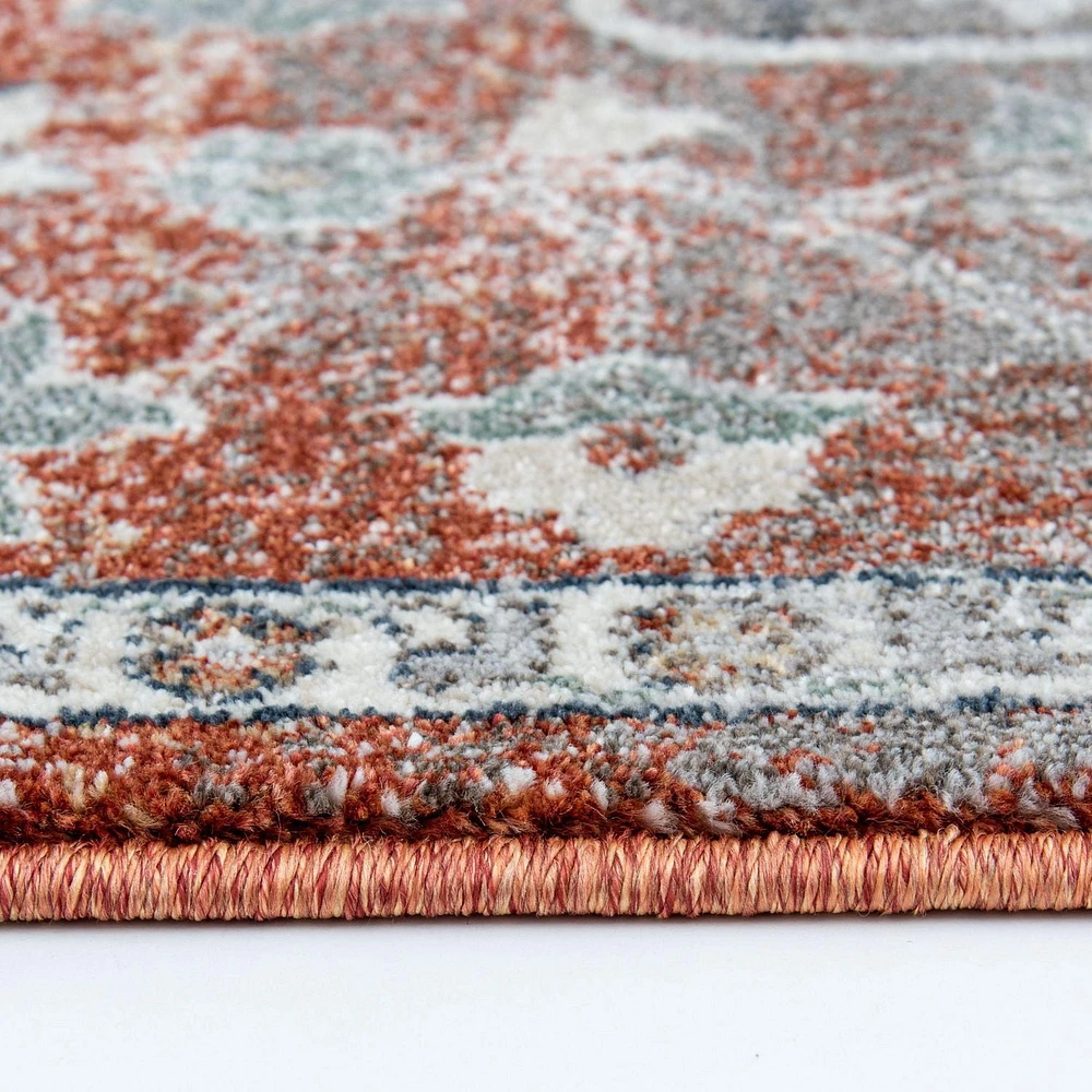 Pescara Blue and White Woven Area Rug