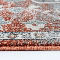 Pescara Blue and White Woven Area Rug