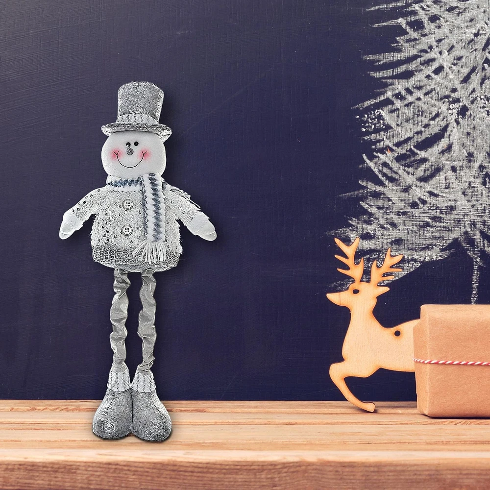 Christmas Glacé Glam Bonhomme De Neige Extensible 24 "