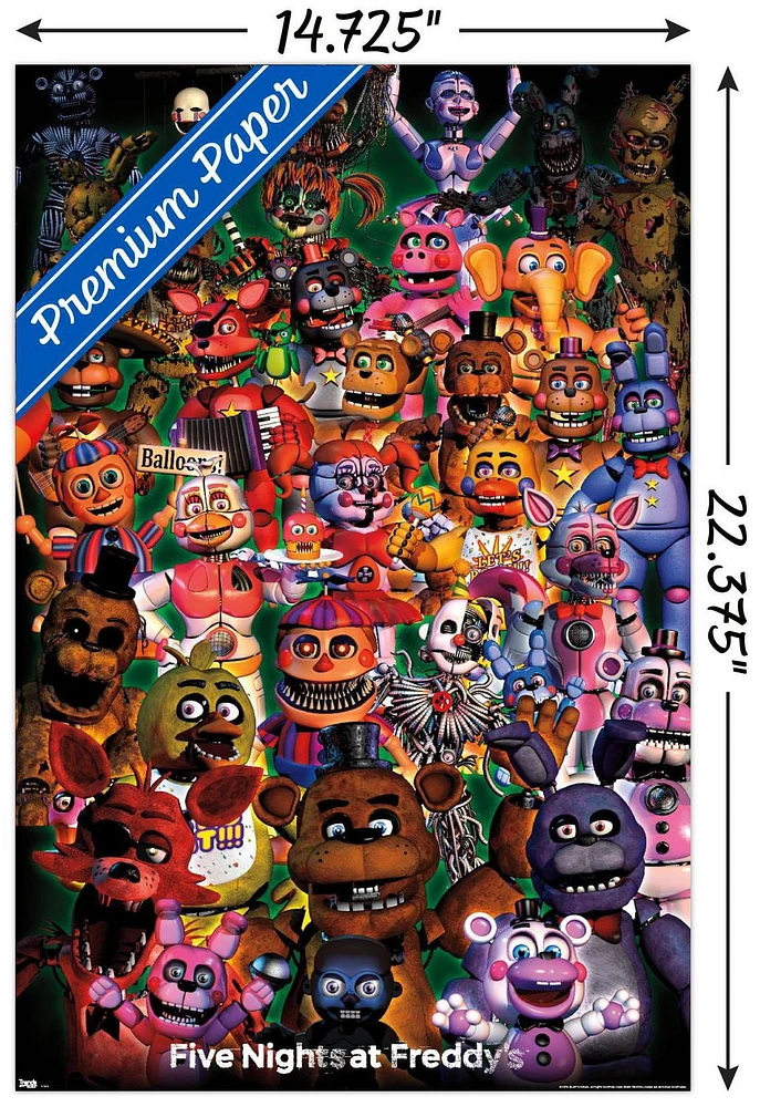 Five Nights at Freddy's - Ultimate Group Wall Poster