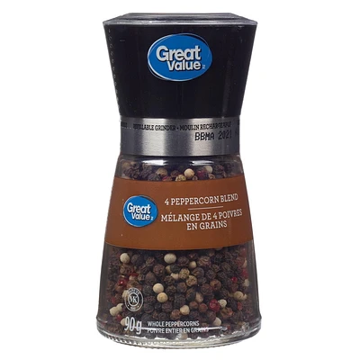 Great Value 4 Peppercorn Blend, 90 g