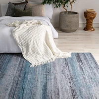 Rug Branch Emir Collection Tapis abstrait hydrofuge moderne