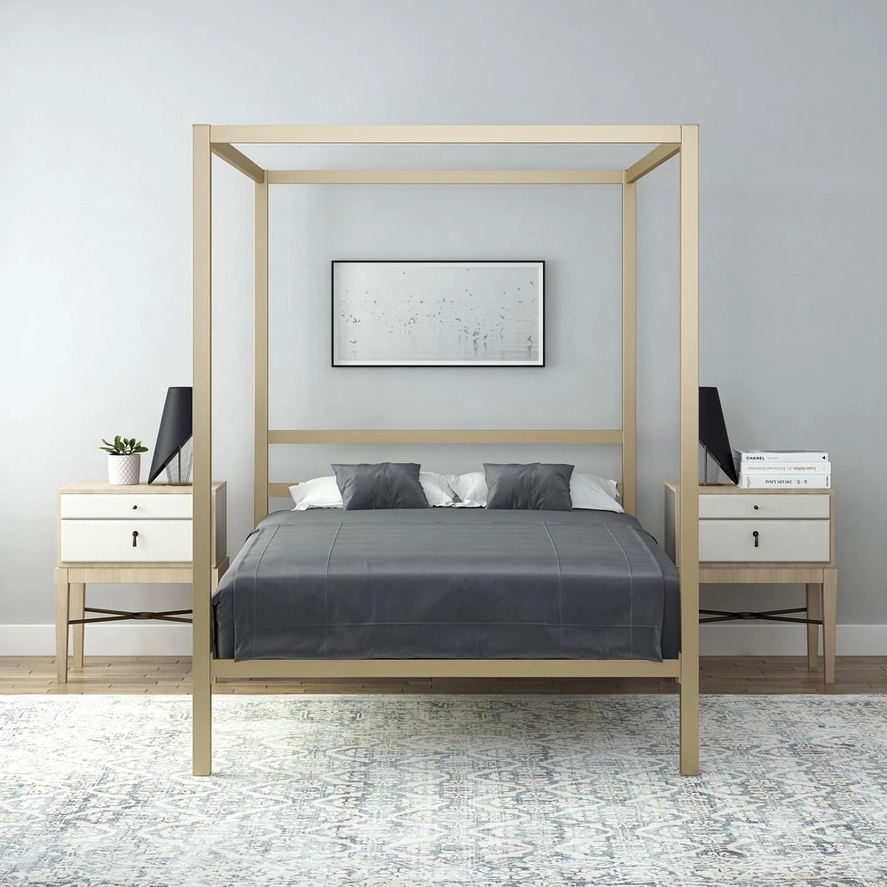 DHP Modern Metal Canopy Bed