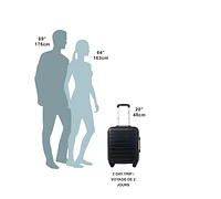 JetStream® Carry On Hardside Rolling Luggage with 3 Packing Cubes, Carry On Suitcase with Spinner Wheels