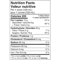 Snö Plant Based Vanilla Sundae Cone, 3x120 mL Dairy Free Frozen Dessert