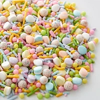 Mélange de paillettes vermicelles et œufs de Pâques arc-en-ciel pastel de Wilton