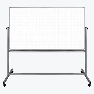 Luxor Tableau Blanc Magnétique Mobile 72" x 40"