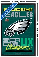NFL Philadelphia Eagles - Super Bowl LIX Team Logo Wall Poster