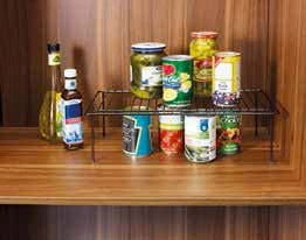 Mainstays Large Kitchen Shelf, Black Chrome, Large Kitchen Shelf