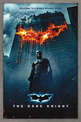 Film DC Comics - The Dark Knight - Batman Logo sur Fire One Sheet
